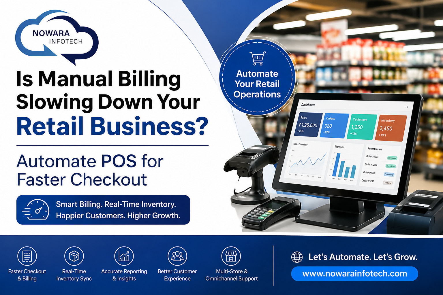 Is Manual Billing Slowing Down Your Retail Business? Automate POS for Faster Checkout