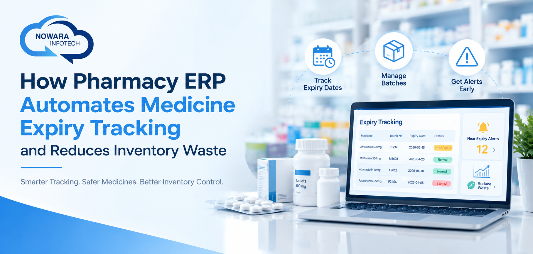 How Pharmacy ERP Automates Medicine Expiry Tracking and Reduces Inventory Waste